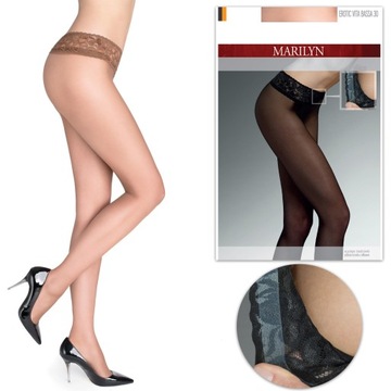 Marilyn EROTIC VITA BASSA 30 R5 koronka beige