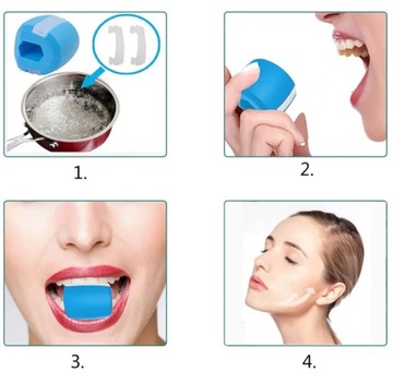 НАБОР ДЛЯ УПРАЖНЕНИЙ JAWLINE JAWS EXERCISE SET, фитнес-моделирование лица, 3 резинки