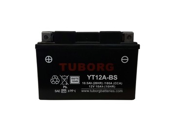 AKUMULATOR TUBORG YT12A-BS 24miesiące GWARANCJI