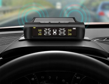 4 ДАТЧИКА ДАВЛЕНИЯ В ШИНАХ TPMS SOLAR LCD