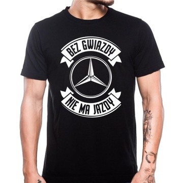 KOSZULKA MERCEDES BENZ BEZ GWIAZDY NIE MA JAZDY XL