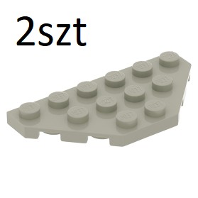 Lego 2419 241902 płytka 3x6 j.szary OLD 2szt P58a