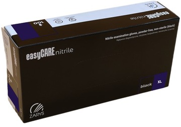 Rękawice RĘKAWICZKI nitrylowe ZARYS BLACK 100 szt