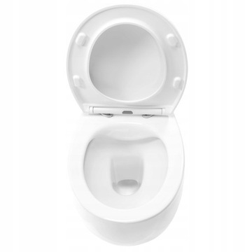 MISA WC PODWIESZANA LARS BIAŁA OWALNA POŁYSK