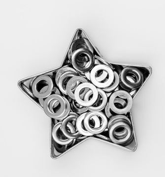 M10 КИСЛОТОСТОЙКАЯ ПЛОСКАЯ ШАЙБА Inox, нержавеющая сталь A4 125 (10)