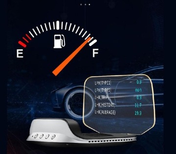 Автомобильный HUD Проекционный дисплей OBD2 GPS