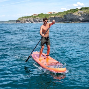 Aqua Marina Monster 12 футов 0 дюймов SUP доска + УГЛЕРОДНОЕ ВЕСЛО