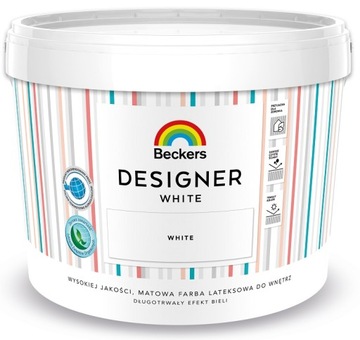 FARBA LATEKSOWA BIAŁA BECKERS DESIGNER WHITE 10L