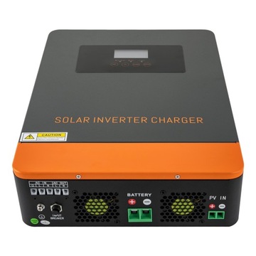 Инвертор солнечной энергии 3000 Вт, 24 В, 80 А, настенное зарядное устройство MPPT