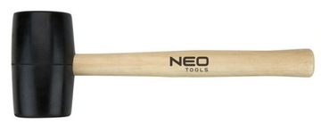MŁOTEK GUMOWY 50mm 340g TRZONEK DREWNIANY 25-061 NEO