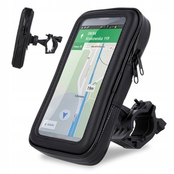 WODOODPORNY UCHWYT ROWEROWY NA TELEFON GPS ETUI NA KIEROWNICĘ POKROWIEC