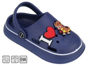 KROKSY KLAPKI OGRODOWE BASENOWE PIANKOWE DZIĘCIECE KROKODYLKI