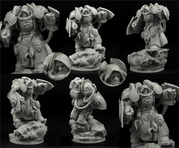 Figurka Lion SF Knight + Podstawka 28mm Scibor 28SF0131 Space Marines W40K