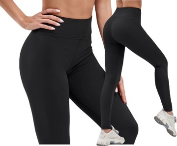LEGINSY DAMSKI fitnes GETRY peach touch SPORT DUŻE