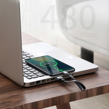КАБЕЛЬ FAST USB/USB C 23 см, 40 Вт BASEUS
