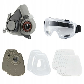 Полумаска 3M Paint Mask 6200 НАБОР