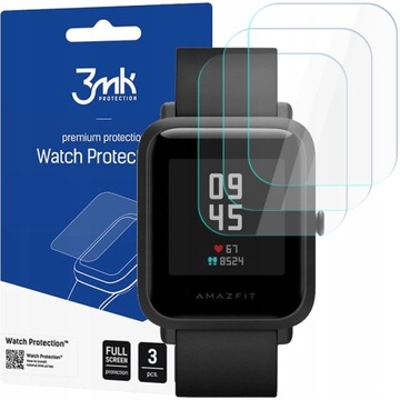 3x FOLIA OCHRONNA NA EKRAN 3MK WATCH PROTECTION DO XIAOMI AMAZFIT BIP S