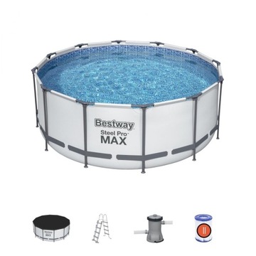 Basen stelażowy Steel Pro MAX 366x122 12FT