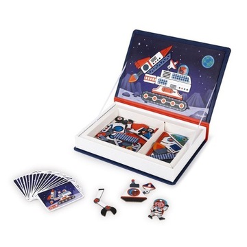 Магнитный пазл MAGNETIBOOK KOSMOS Janod 3+
