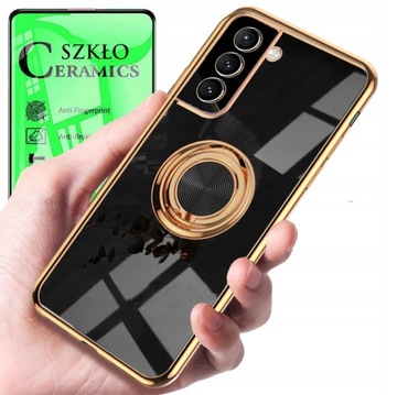 Etui OXYGEN CHIC do Samsung S21 FE + szkło CERAMIC