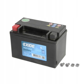 Akumulator EXIDE AUXILIARY 9Ah 120A L+