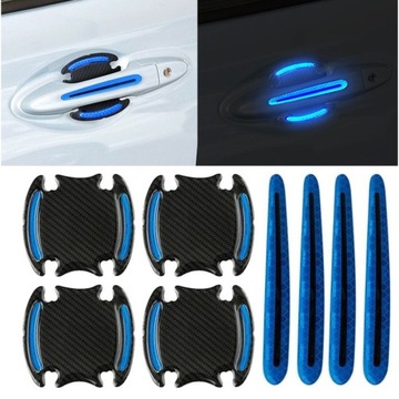 АВТОМОБИЛЬНЫЕ НАКЛЕЙКИ СВЕТООТРАЖАЮЩИЕ ЗАЩИТНЫЕ БАМПЕРЫ ДЛЯ ДВЕРНЫХ РУЧОК ЗЕРКАЛА