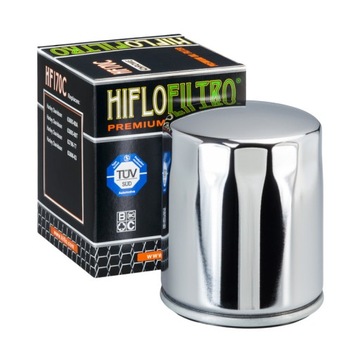 HIFLO HF170C Filtr Oleju Chrom Do HARLEY DAVIDSON XL1200T Sportster / FLHS