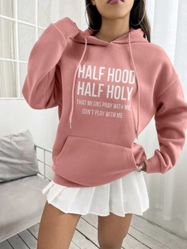 Blessyuki Simple Letter Print Hoodies Women Autumn