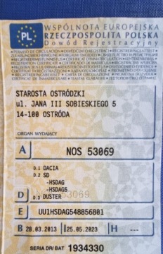 Dacia Duster I 2013 Dacia Duster 2013r, SALON POLSKA. 1.5 DCI. Uszkodzony prawy bok. Jezdzi., zdjęcie 15