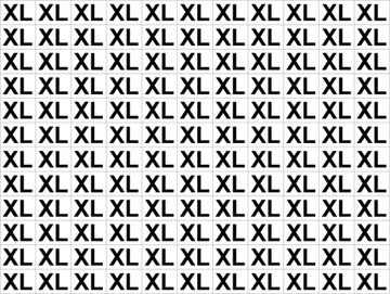 Размеры самоклеящихся этикеток на одежду