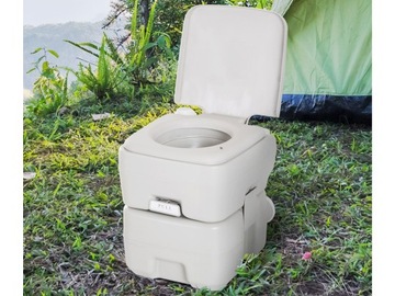 3В1 ТУРИСТИЧЕСКИЙ ТУАЛЕТ 25+13Л + HQ ХИМИЯ ЖИДКОСТЬ 4Л + БУМАГА