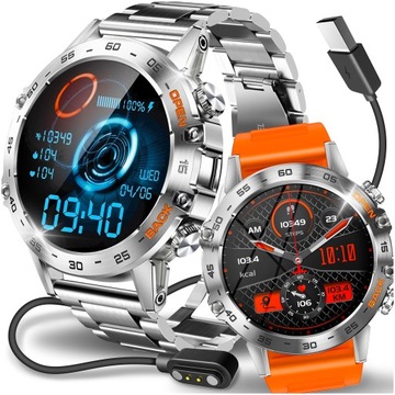 SMARTWATCH ZEGAREK MĘSKI MENU PL SPORT PULS ROZMOWY SMART WATCH WODOODPORNY