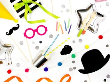 Бумажные трубочки с желтыми и белыми полосками, 19,5 см.