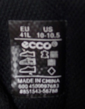 ECCO GORE-TEX RECEPTOR TECHNOLOGY SKÓRA 41-26,5 CM