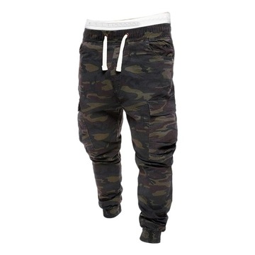 Men'S Loose Camouflage Pocket Jeans Pants Fashion