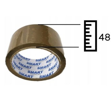 TAŚMA PAKOWA 48/66 KLEJĄCA SMART AKRYLOWA
