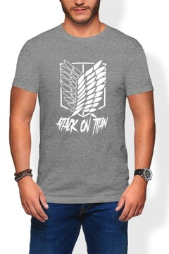 MĘSKA KOSZULKA ATTACK ON TITAN ATAK TYTANÓW R. S T-SHIRT MĘSKI TSHIRT