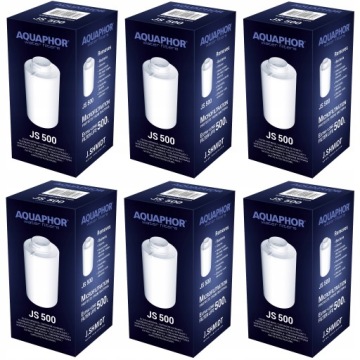 Aquaphor Js 500 6 ks filtračních vložek 500L do konvice J.shmidt