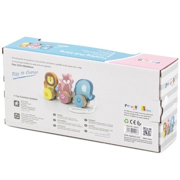 Деревянная игрушка-коляска Viga Toys