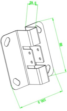 UCHWYT SUFITOWY DO PROJEKTORA AVTEK EASYMOUNT BIAŁ