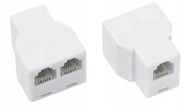 ADAPTER ROZDZIELACZ ROZGAŁĘŹNIK LAN RJ14 - 3x 6P4C