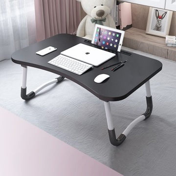SKŁADANY STOLIK POD LAPTOPA DO ŁÓŻKA PODSTAWKA PRZENOŚNY NA NOGACH