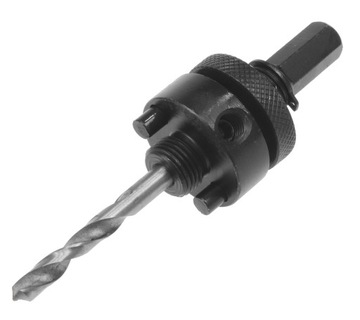 БИМЕТАЛЛИЧЕСКАЯ КОРОНОЧНАЯ ПИЛА 83 ММ + ДЕРЖАТЕЛЬ ДЛЯ БИМЕТАЛЛИЧЕСКИХ КОРОНОЧНЫХ ПИЛОВ 32-200 ММ