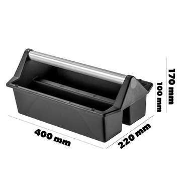 SKRZYNKA NARZĘDZIOWA ORGANIZER NOSIDŁO 40x22cm