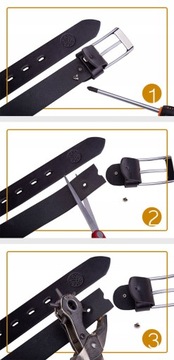 Ремень мужской коричневый кожаный, широкий ремень Betlewski