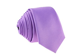 KRAWAT WĄSKI ŚLEDŹ SLIM 5 cm kolor LILIOWY