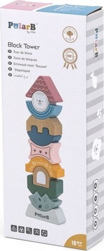Деревянная головоломка-балансирующая башня Viga PolarB Balance Edu