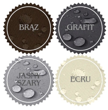 ZASŁONA WODOODPORNA 155x180 OGRODOWA KURTYNA ZEWNĘTRZNA NA TARAS PERGOLE