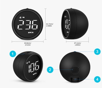 ДИСПЛЕЙ ПРОЕКТОР Светодиодный ЖК-дисплей HUD GPS СКОРОСТЬ USB