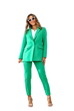 Spodnie garniturowe damskie zielone Me Gusta 40 L